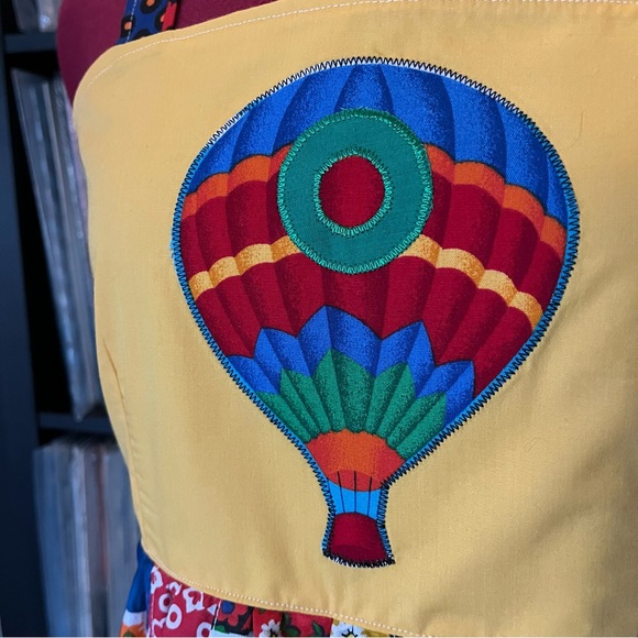 PHISH fishman donut hot air balloon apron top dress Mondegreen ⭕️🌈♻️ Patchwork - Picture 5 of 11